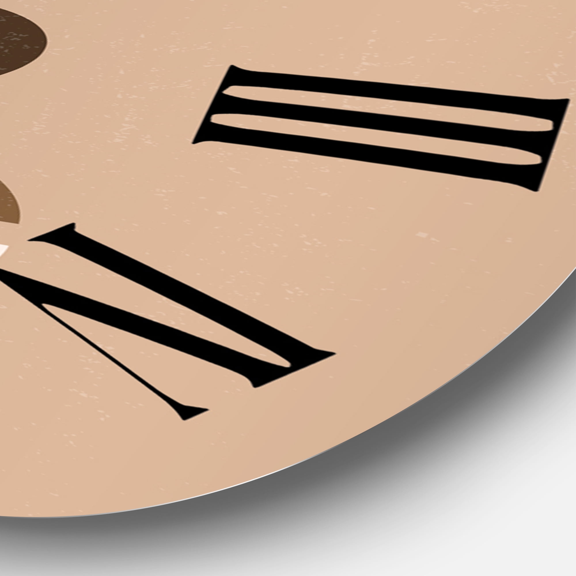 Designart 1 in Quartz Modern/Contemporary Wall Clock