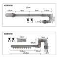 thumbnail image 2 of POINTERTECK Hw-603b Filtre d'Aquarium pour Réservoir de Poissons Tube d'Entrée et de Sortie d'Eau Pièces de Réservoir Accessoires d'Entrée, 2 of 5