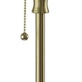 thumbnail image 3 of Mainstays 59.5" Gold Stick Floor Lamp with White Fabric Shade, 3 of 6