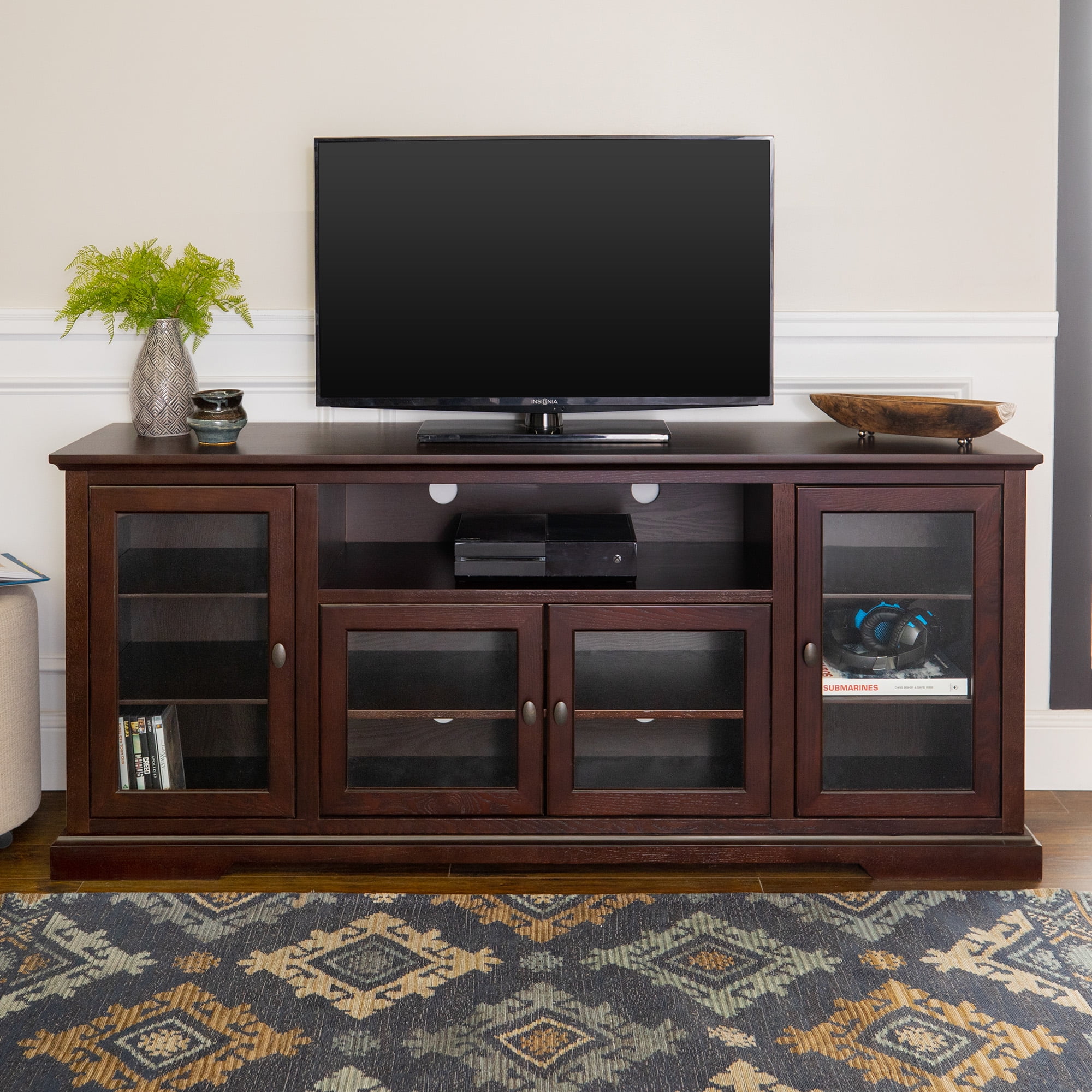 Manor Park Contemporary TV Stand for TVs up to 78 ...