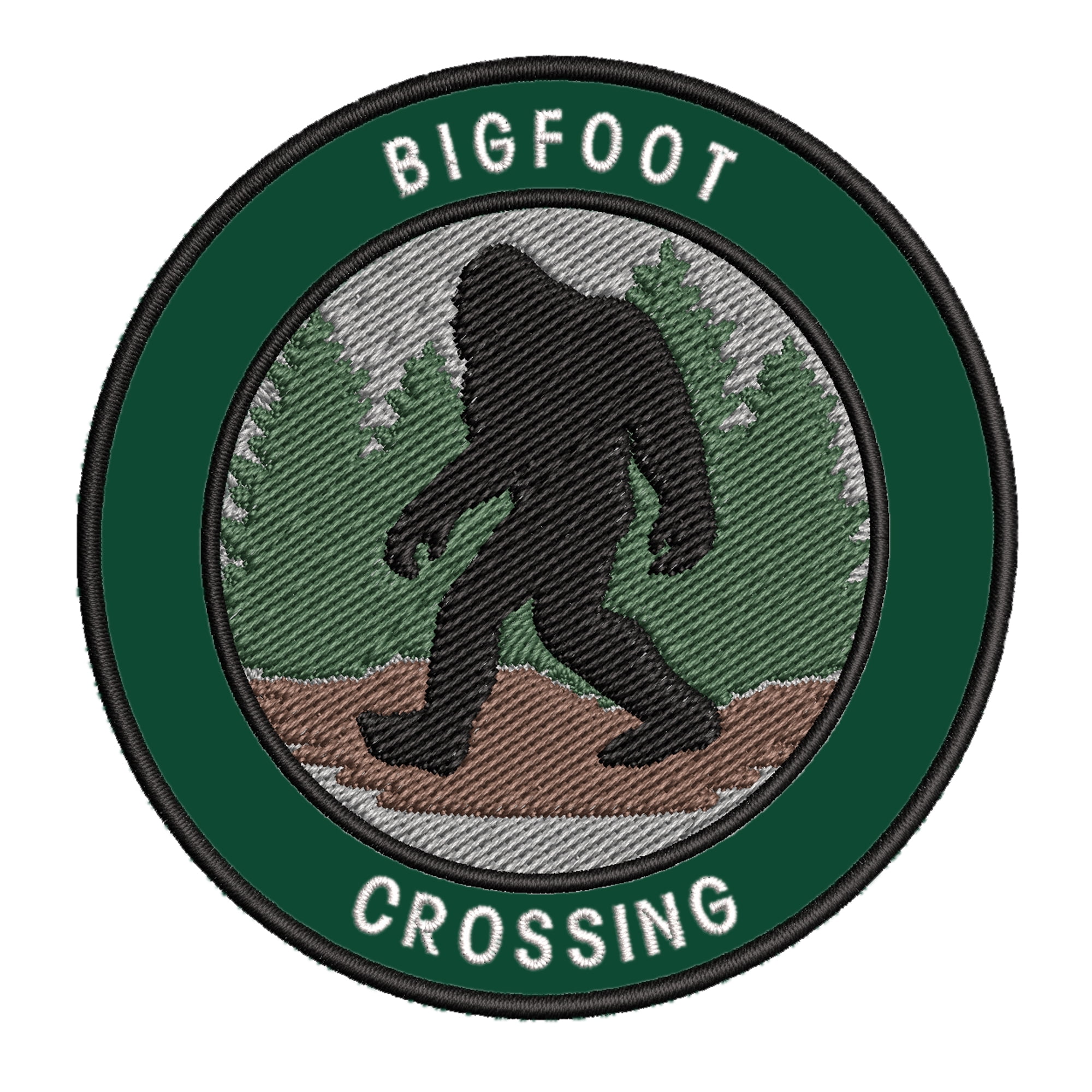 Bigfoot I've Seen 3.5" Iron On Or Sew On Embroidered Fabric Badge Patch