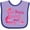 Lavender and Purple, variant on Inktastic My Busia Loves Me Girl Dinosaur Girls Baby Bib