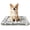 Grey, variant on Semfri Dog Crate Mat Soft Plush Pet Bed Pad for Small Medium Dogs and Cats Reversible Washable 19x13 Inch Grey Star Print