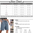 thumbnail image 2 of Men's Flex Cargo Shorts Elastic Waistband Drawstring Shorts Pants Loose Fit Hiking Outdoor Lightweight Work Big and Tall Camo Cargo Shorts with Multi Pockets Quick Dry Beach Shorts,Gray L, 2 of 4