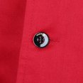 thumbnail image 4 of ziyahi Chef Jacket Coat Uniform Long Sleeve Hotel Kitchen Cook Apparel XL Red, 4 of 9