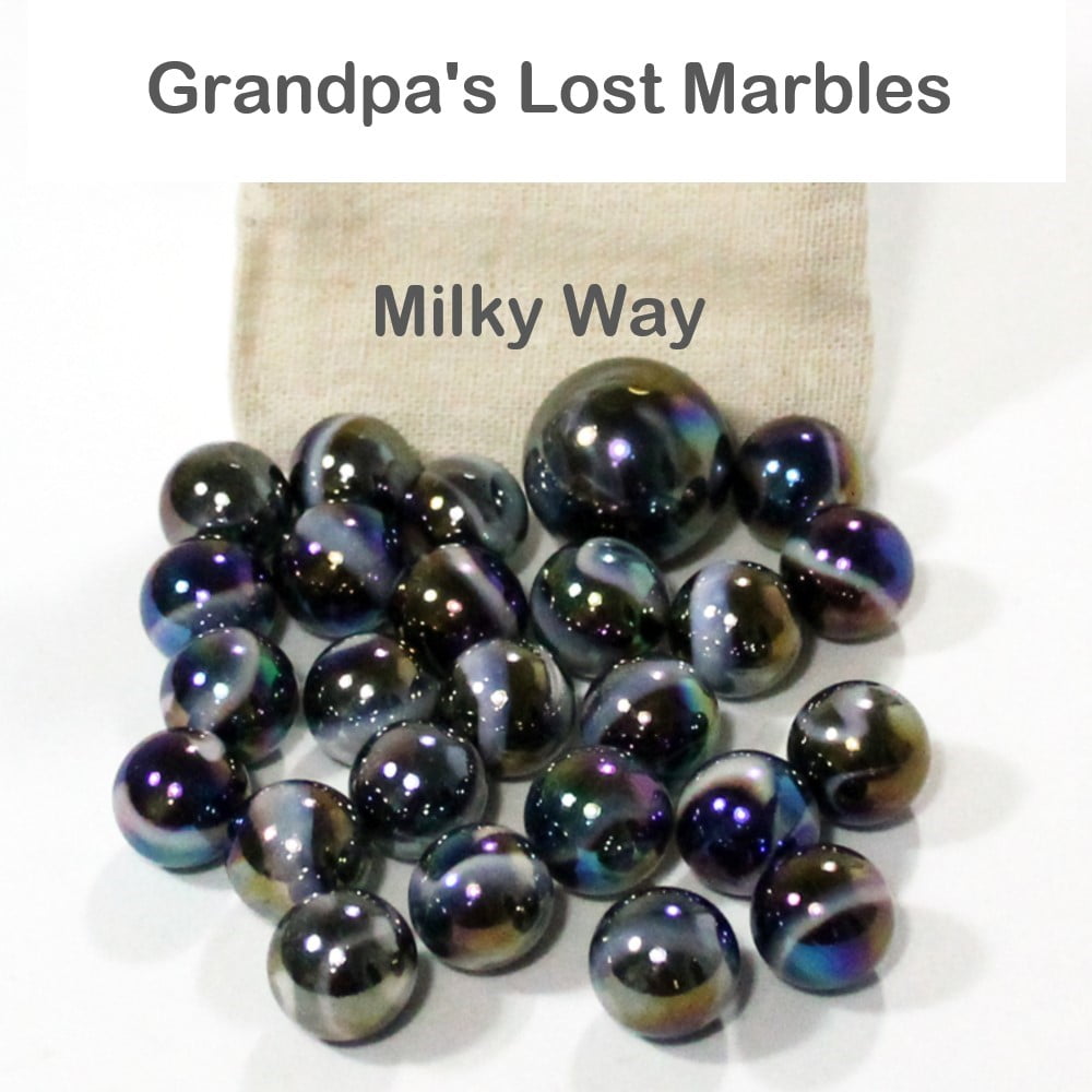 Grandpa's Lost Marbles Mega Player Marbles 24 (16mm) Player Marbles