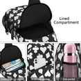 thumbnail image 3 of Adventure-Ready Crossbody Bag Lightweight Chest Backpack with Volleyball Print, Mesh Sides Perfect for Hiking, Travel, 3 of 6