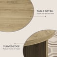 thumbnail image 5 of Noodeniya 35" Round Coffee Tables, Accent Tea Tables for Living Room, Grey, 5 of 7