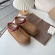 thumbnail image 2 of Zapatillas de mujer de suela gruesa de estilo étnico para invierno, de algodón grueso y cálido, sin cordones, botas de nieve, 2 of 6