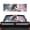 Cherry Blossom Black Horse, variant on FUIALDOLG Cloudy Horse Rear Window Decals for Trucks, Rear Window Graphic Perforated Polyester Window Film Truck Back Window Decal(66.93" X 22.44")