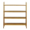 thumbnail image 1 of Oceanstar 4SR1668 4-Tier Bamboo Shoe Rack, Natural, 1 of 2