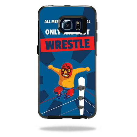Skin For OtterBox Symmetry Samsung Galaxy S6 Edge Case – Best Wrestle | MightySkins Protective, Durable, and Unique Vinyl Decal wrap cover | Easy To Apply, Remove, and Change Styles | Made in the (Best Way To Remove Sharpie From Skin)