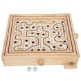thumbnail image 3 of Laberinto de juguete, tablero de laberinto de madera para personas mayores, tablero de laberinto de juguete, tablero de laberinto de madera, confiabilidad excepcional, 3 of 14