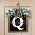 thumbnail image 1 of XWSHYW Decoraciones para El Hogar Corona Decorativa para Puerta de Entrada con Apellidos Durante Todo El Año, Placas Colgantes Delante de La Puerta, 1 of 3