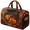 M (16" x 8" x 8"), variant on Lotusprint LLC Personalized Fall Dachshund Quilted Weekend Bag Autumn Travel Duffel