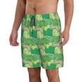 thumbnail image 2 of Logiee Crocodile And Bush Print Mens Swim Trunks Quick Dry Board Shorts,Breathable Hawaii Beach Shorts Swimwear Bathing Suits-Small, 2 of 6