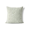 thumbnail image 2 of Cozy Swirl Light Green Throw Pillow, 2 of 4