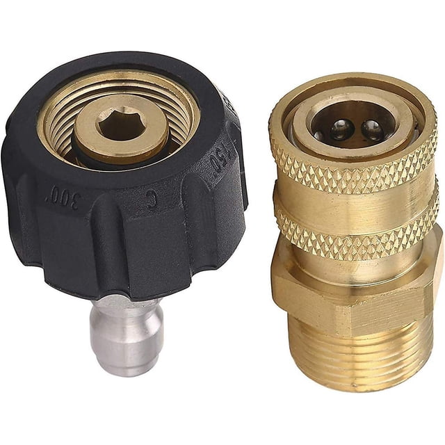 Juego de adaptadores para hidrolavadora WEIHJMXG M22 a 1/4 de pulgada
