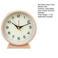 thumbnail image 7 of UDIYO Analog Clock, Alarm Clock Battery Operated, Silent Non Ticking Desk Clocks for Kids Student, Clock for Bedroom with Night Light Function, Simple Stylish Design, Vintage Clock, 7 of 7