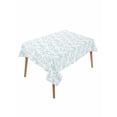 thumbnail image 2 of Aqua Spring Floral Tablecloth Rectangle Table Cloth 60x102,Waterproof Outdoor Table Cloth Covers Decorative Table Protector,Summer Botanical Watercolor Washable Table Cover for Kitchen Dinning Party, 2 of 8