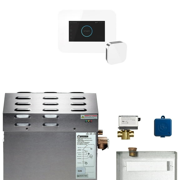 MS400EC1 9kW Steam Generator w iButler® White Pkg