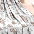 thumbnail image 3 of White Forest Girl Pattern Blanket,Comfortable Soft Flannel Throw Blanket,All Season,Warm Lightweight Blankets for Sofa Bed Couch Living Room Chair,30"x40", 3 of 4