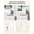 thumbnail image 4 of Portable Air Conditioners, 16000 BTU AC Cools up to 700 Sq Ft, Quiet 40 dB Free Stand Portable AC with Drainage-Free Cooling/Fan/Dehumidifier, Sleep Mode, APP&Remote Control, Installation Kit, 4 of 9