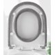 thumbnail image 2 of Bathroom Toilet Seat Cover Pad with Handle Toilet Lid Cover Cushion Soft Thicker Stretchable Washable Oval Toilet Seats, 2 of 3