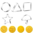 thumbnail image 3 of lrirke 3Pcs Sugar Candy Making Tools, Sugar Game Kit, Cookie Cutters Biscuit Squid Molds, Stainless Cutters Sugar Candy Making Tools Set for Festivals Party and Daily Use C(Upgrade), 3 of 6