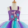 thumbnail image 7 of Tiijoy Toddler Girls Rainbow Tulle Tutu Dress Sleeveless Princess Party Dress with Headband, Sizes 4-5, 7 of 7