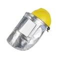 thumbnail image 4 of Cubierta protectora de papel de aluminio con aislamiento térmico y pantalla transparente, cubierta para la cara del soldador, resistente al fuego, Color del casco al azar, 4 of 8