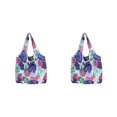 thumbnail image 2 of Jumpingount Bolsa de almacenamiento de gran capacidad, bolsas de compras a la moda, bolsa plegable de poliéster para regalos, artículos diversos, Type1 NO1, 2 of 6