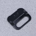 thumbnail image 3 of Shisuyan Flat Black Modern Door Knob Solid Two Holes Cabinet Handle Drawer Pulls for Home Kitchen, 3 of 8
