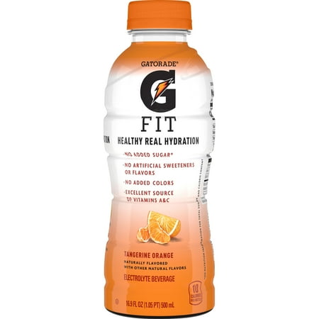 Gatorade Fit Tangerine Orange Sports Drink, 16.9 fl oz, 1 Count Bottle