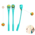 thumbnail image 2 of Ball Throwing Toy Plastic Long Handle Ball Throwing Interactive Toy Toy for Dog Entertainment with Elastic Rope and Teether Ball for Outdoor, 2 of 6