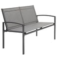 thumbnail image 1 of Outsunny Outdoor Garden Bench, 44 in Metal Patio Park Bench, Grey, 1 of 10
