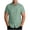 Mint Green, variant on Big and Tall Men's Linen Shirts Short Sleeve Button Down Shirts Summer Casual Beach Wedding Tops Shirt