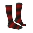 thumbnail image 3 of Balery Red Geometric Printed Novelty Socks Men's Women's Crew Socks Sports Socks Knee High Socks Cotton Socks Quirky and Cool Socks, 3 of 9
