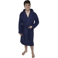 thumbnail image 2 of Peignoir à Capuche pour Hommes en Coton Éponge avec Col Châle, 2 of 7