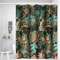 thumbnail image 4 of Bohemian Mandala Exotic Floral Shower Curtains Vintage Colorful Paisley Chic Print Design Shower Curtain for Modern Aesthetics Bathroom Decor Waterproof Sets with Hooks, 72x72 Inch, 4 of 6