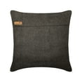 thumbnail image 2 of Throw Pillow Cover 22x22 inch (55x55 cm) Gray, Ash Grey Pillow Cover Couch, Pintucks Loop Pillow Cover, Felt Square Decorative Pillow Cover, Modern, Solid - Grey Sophistication, 2 of 3