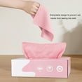 thumbnail image 2 of 20 count Rags In A Box- 7.8" x 7.8" Reusable Wipes for Cleaning, Edgeless Terry Towels, Shop Rags, Wash, Dust, Disposable, House, Small Cleaning Cloths - Pink, 2 of 6