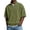 GG116_Army Green, variant on Short Sleeve Shirts for Men Quarter Zip Pullover Casual Slim Fit Stand Collar Polo Shirt Waffle Knit Tops Black S