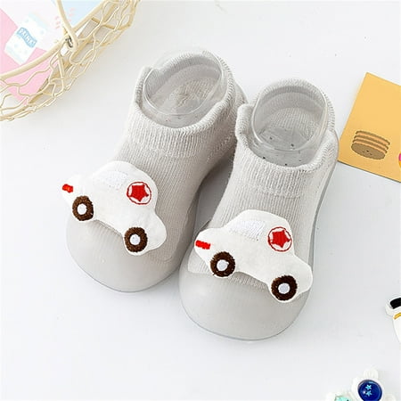

Hunpta Toddler Shoes Infant Boys Girls Animal Cartoon Socks Shoes Toddler Fleece WarmThe Floor Socks Non Slip Prewalker Shoes