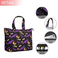 thumbnail image 2 of Halloween Bat Moon Eye Pattern Travel Tote Bags for Women Carry On,Large Weekender Bags for Women Travel,Multi Functional Duffle Bag for Work,Shopping,Sports, 2 of 5