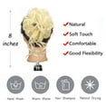 thumbnail image 4 of Dylanm Women Bleach Blonde Hair Buns, Curly Wavy Ponytail Hair Scrunchies, Hair Extensions Wrap Messy Hair Bun, 4 of 6