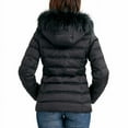 thumbnail image 4 of Nautica Ladies’ Size Large, Puffer Jacket Detachable Hood, Black, 4 of 4