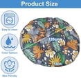 thumbnail image 4 of Eurhowing 48 Inch Papasan Cushion Replacement, 5" Thick Water-Resistant Round Cushion, Outdoor Patio Swing Papasan Chair Pad, Floral, 4 of 9