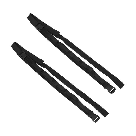 2 Pcs Car Fishing Rod Strap Rack Vehicle Holder Organizer Carriers Pole Multifunction Ribbon