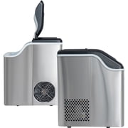 Deco Chef 44LB Countertop Ice Maker, 2.6LB Auto-Renew Basket 1.8LB per Hour, Stainless Steel